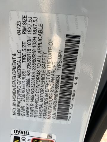 Photo of 2023 Platinum White Pearl Honda Odyssey