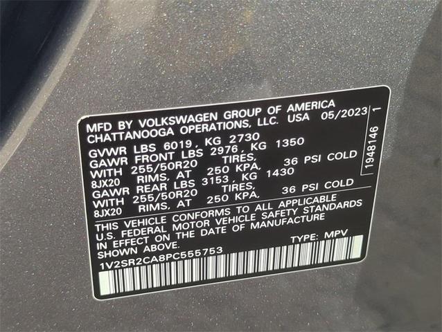 Photo of 2023 Platinum Gray Metallic Volkswagen Atlas