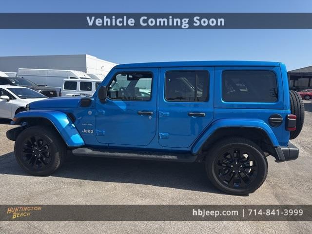 Photo of 2022 Hydro Blue Pearl Jeep Wrangler Unlimited 4xe