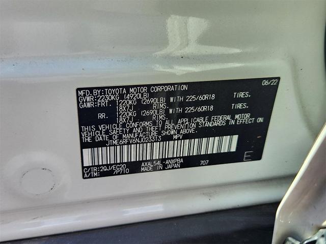 Photo of 2022 Blizzard Pearl/Midnight Black Metallic Toyota RAV4 Hybrid