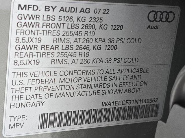 Photo of 2022 Chronos Gray Metallic Audi Q3