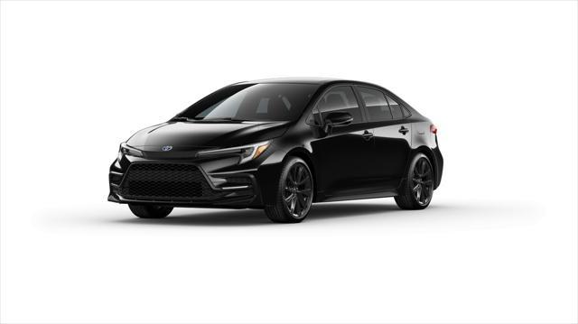 Photo of 2025 Midnight Black Metallic Toyota Corolla Hybrid