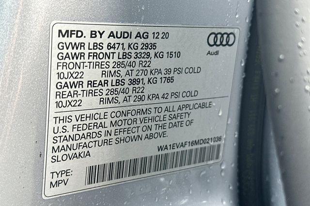 Photo of 2021 Florett Silver Metallic Audi Q8