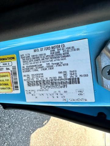 Photo of 2017 Blue Ford Fusion