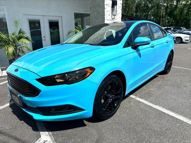Photo of 2017 Blue Ford Fusion