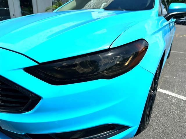 Photo of 2017 Blue Ford Fusion