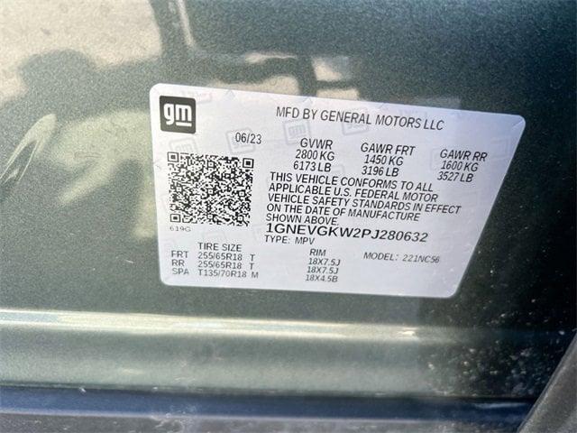 Photo of 2023 Silver Sage Metallic Chevrolet Traverse