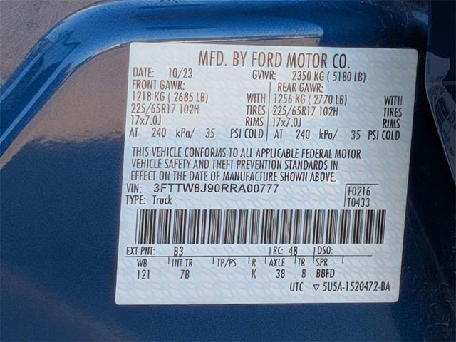 Photo of 2024 Atlas Blue Metallic Ford Maverick