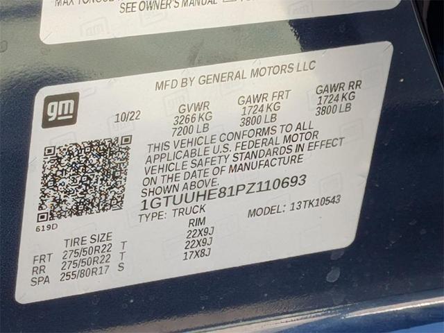 Photo of 2023 Pacific Blue Metallic GMC Sierra 1500
