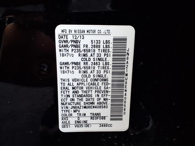 Photo of 2014 Super Black Nissan Murano