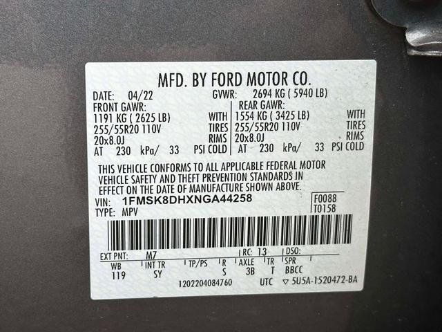 Photo of 2022 Carbonized Gray Metallic Ford Explorer
