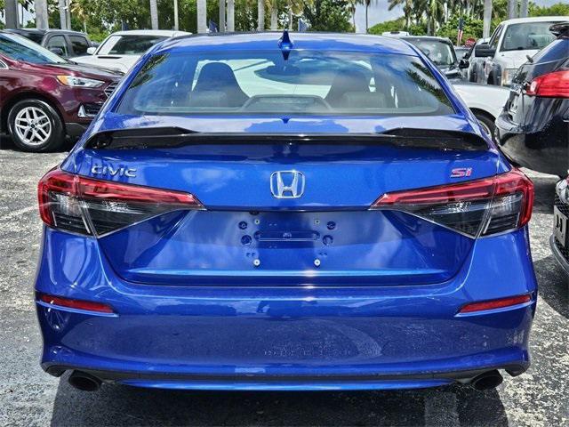 Photo of 2024 Aegean Blue Metallic Honda Civic Si