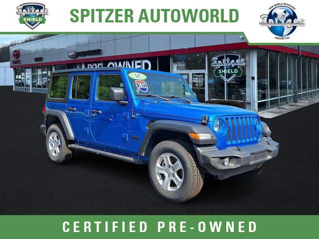 Photo of 2022 Hydro Blue Pearlcoat Jeep Wrangler Unlimited