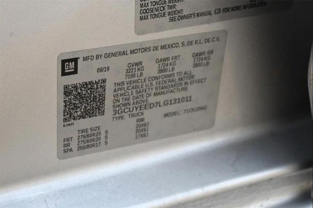 Photo of 2020 Silver Ice Metallic Chevrolet Silverado 1500