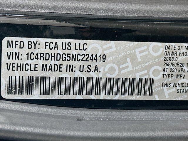 Photo of 2022 DB Black Clearcoat Dodge Durango
