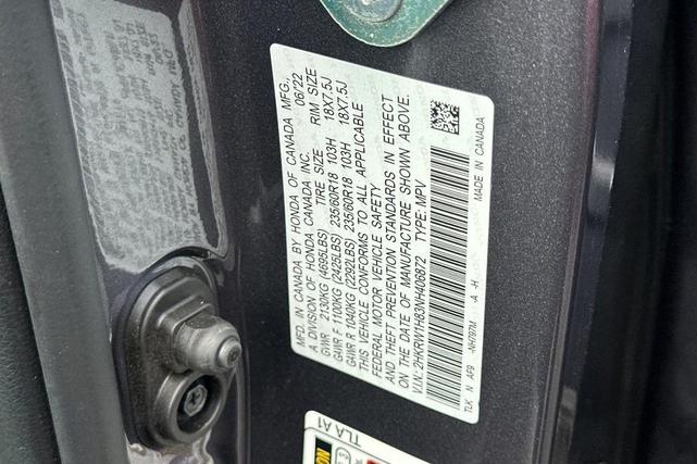 Photo of 2022 Modern Steel Metallic Honda CR-V
