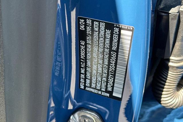 Photo of 2025 Blue Porsche Taycan