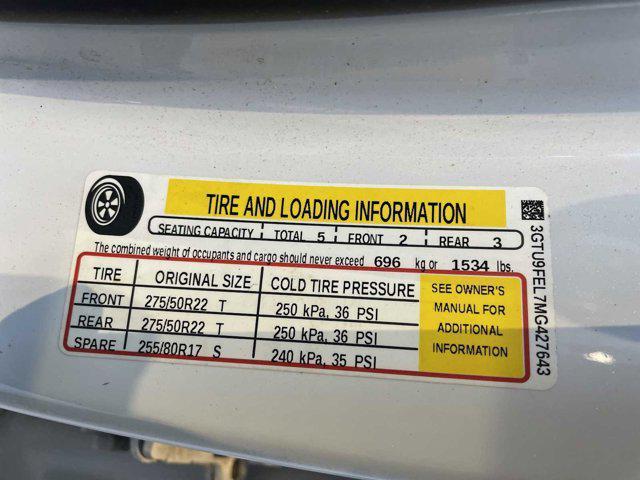 Photo of 2021 White Frost Tricoat GMC Sierra 1500