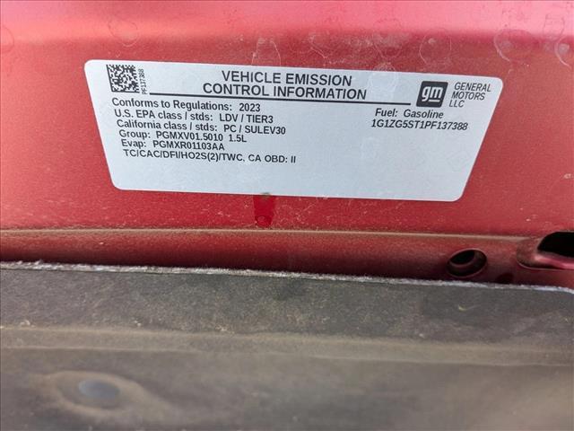 Photo of 2023 Radiant Red Tintcoat Chevrolet Malibu