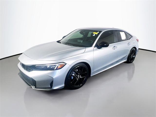Photo of 2025 Solar Silver Metallic Honda Civic