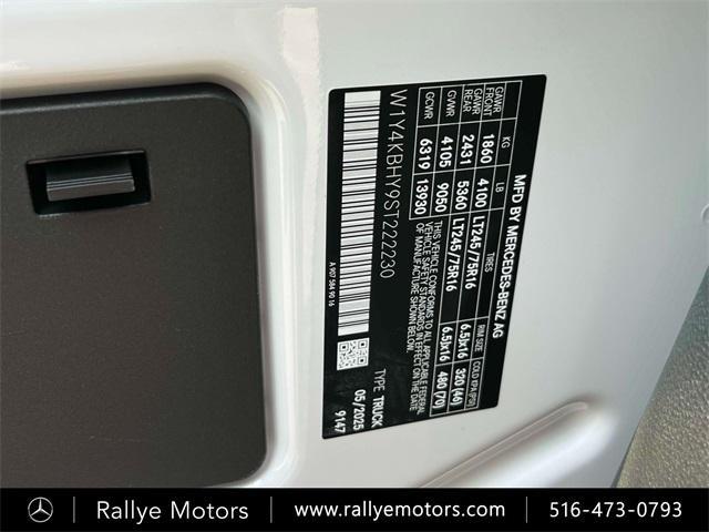 Photo of 2025 White Mercedes-Benz Sprinter 2500