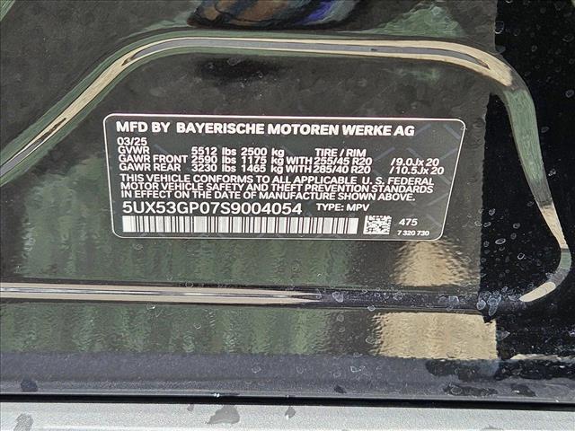 Photo of 2025 Black Sapphire Metallic BMW X3