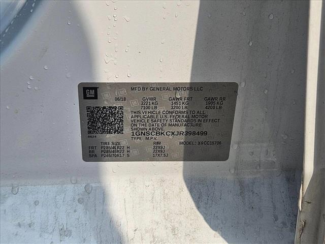 Photo of 2018 Summit White Chevrolet Tahoe