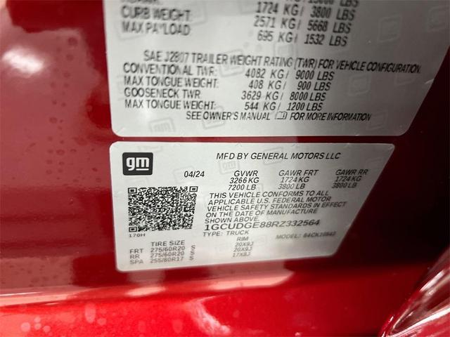 Photo of 2024 Radiant Red Chevrolet Silverado 1500