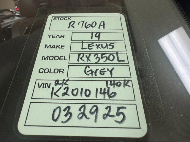Photo of 2019 Nebula Gray Pearl Lexus RX 350L
