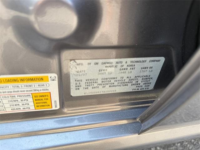 Photo of 2007 Medium Gray Chevrolet Aveo