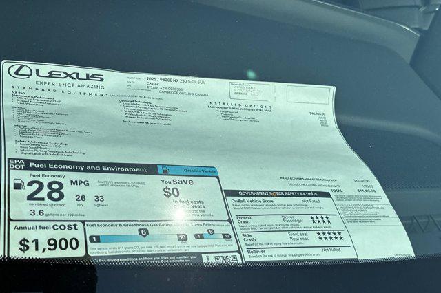 Photo of 2025  Lexus NX 250