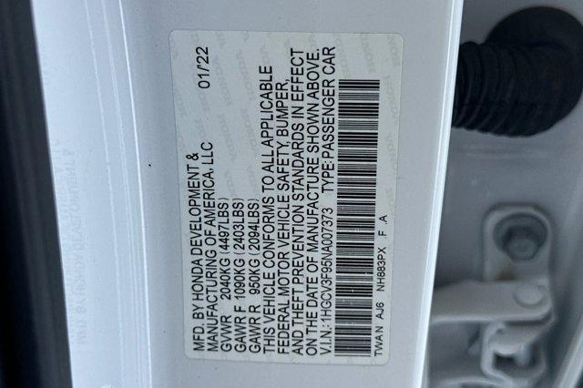 Photo of 2022 Platinum White Pearl Honda Accord Hybrid