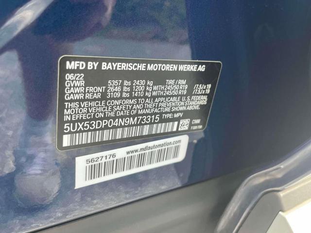 Photo of 2022 Phytonic Blue Metallic BMW X3