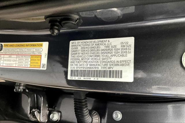 Photo of 2022 Modern Steel Metallic Honda Pilot