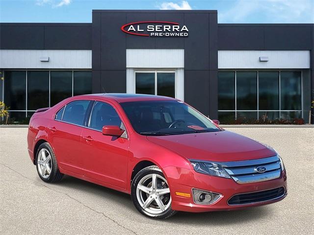 Photo of 2012 Red Candy Metallic Tinted Clearcoat Ford Fusion