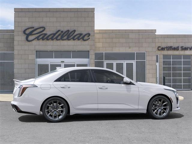 Photo of 2025 Crystal White Tri-Coat Cadillac CT4