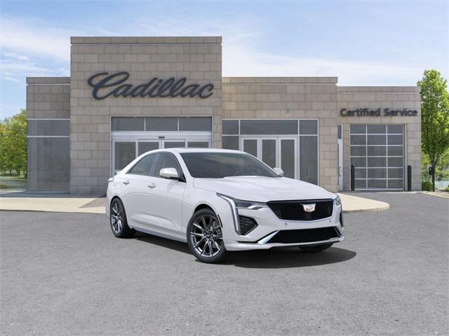 Photo of 2025 Crystal White Tri-Coat Cadillac CT4
