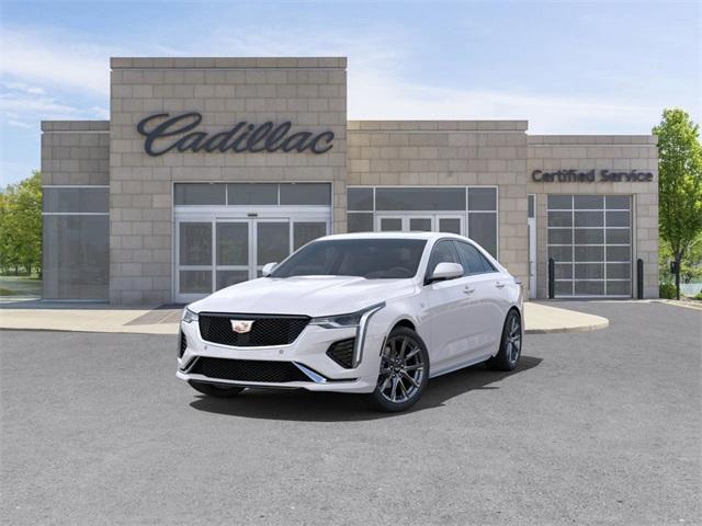 Photo of 2025 Crystal White Tri-Coat Cadillac CT4
