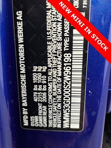 Photo of 2025 Blazing Blue Metallic MINI Hardtop