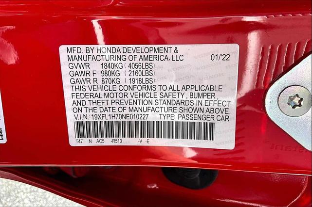 Photo of 2022 Rallye Red Honda Civic