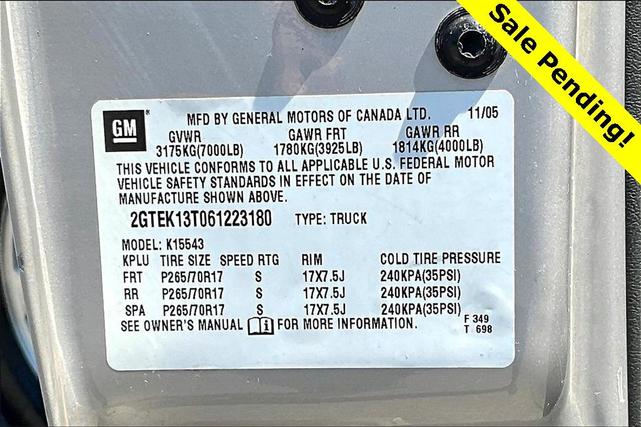 Photo of 2006 Silver Birch Metallic GMC Sierra 1500