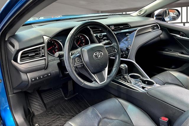 Photo of 2018 Blue Toyota Camry
