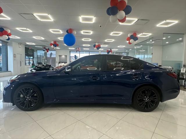 Photo of 2018 Blue INFINITI Q50
