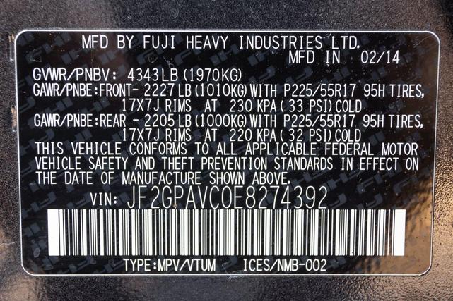 Photo of 2014 GREY Subaru XV Crosstrek