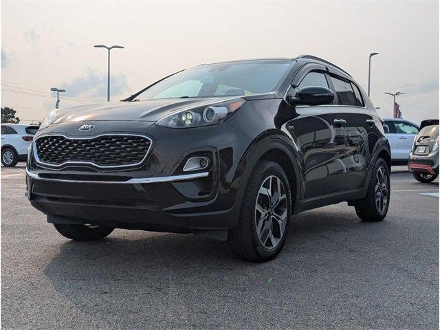 Photo of 2021 Black Cherry Kia Sportage