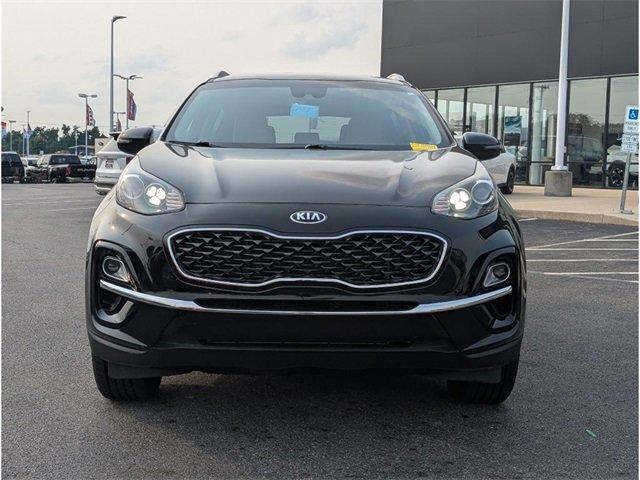 Photo of 2021 Black Cherry Kia Sportage