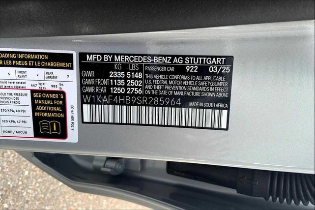 Photo of 2025 Cirrus Silver Metallic Mercedes-Benz C-Class