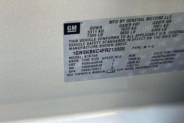 Photo of 2015 Champagne Silver Metallic Chevrolet Tahoe