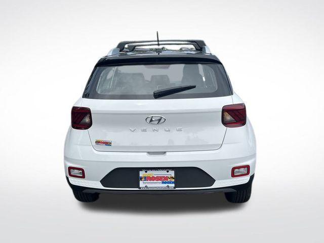 Photo of 2025 Lunar White w/Black Roof Hyundai VENUE
