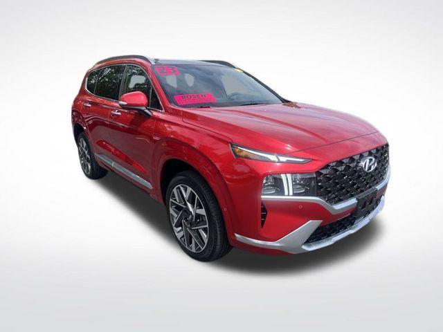 Photo of 2023 Calypso Red Hyundai SANTA FE